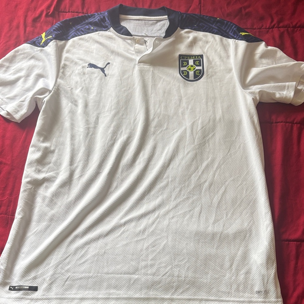 NWOT Puma Serbia National Soccer Team World Cup Jersey
